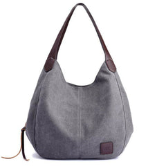 Women Vintage Ladies Large Canvas Handbag Travel Shoulder Bag Casual Tote