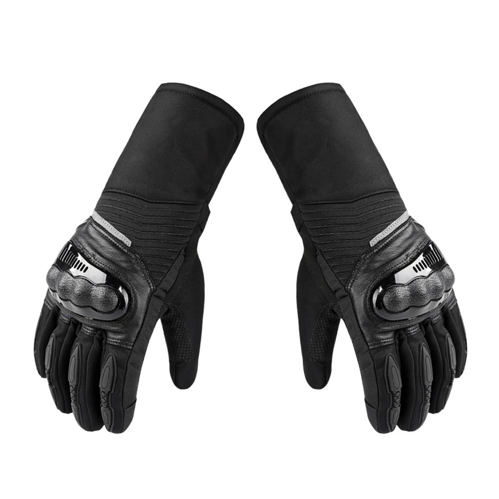 Waterproof Winter Motorcycle Gloves - Warm, Cold Weather Riding Gear
