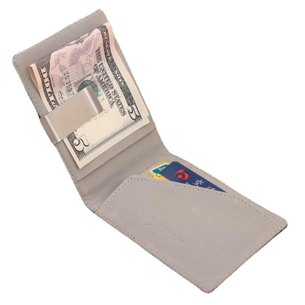 Creative Money Clip Men PU Purse Slight Colorful Wallet