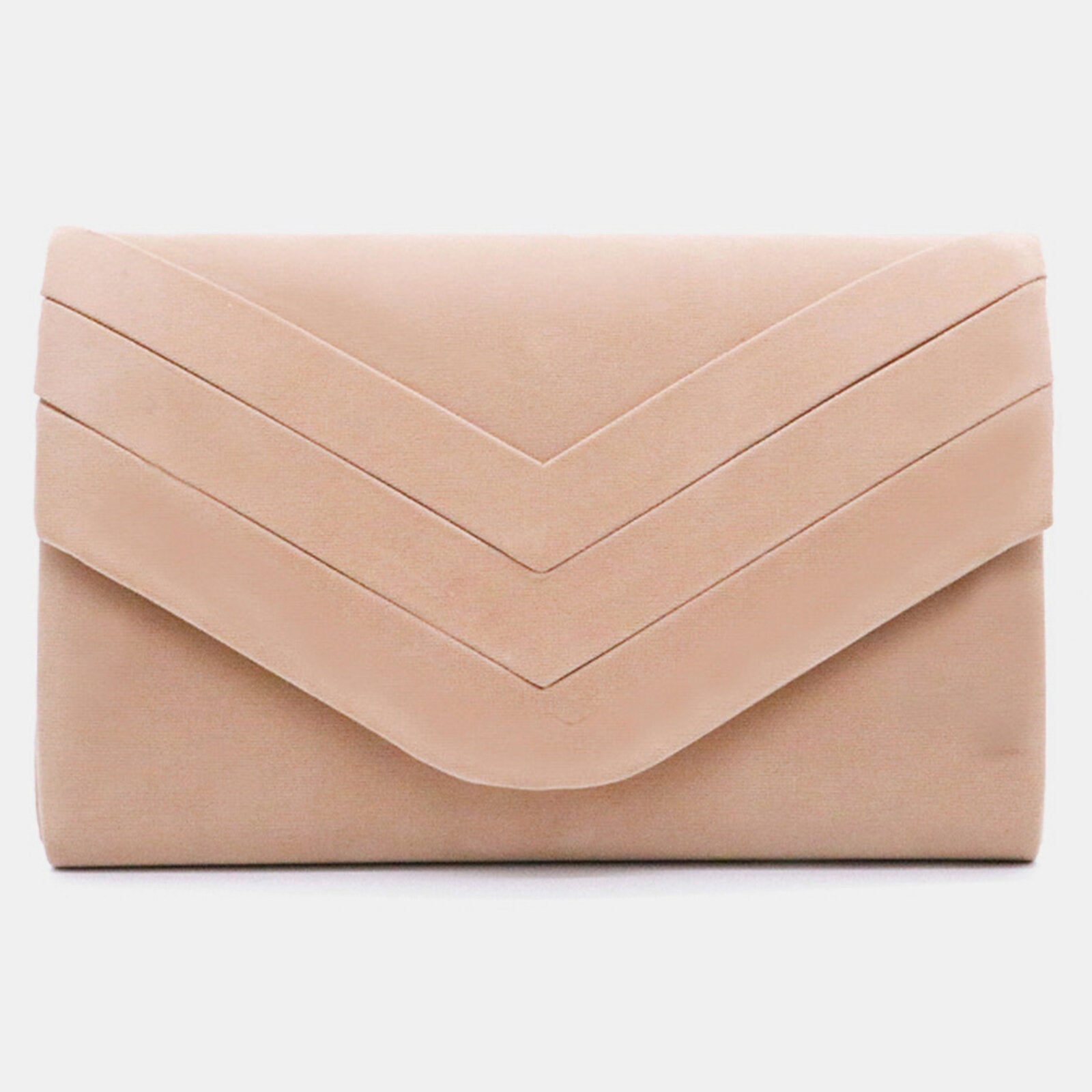 Women Dacron Fabric Elegant Fluffy Clutch Bag Magnetic Closure Casual Square