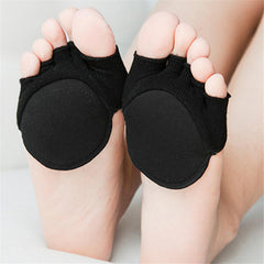 Women Summer Breathable High-heeled Invisible Shallow Socks Non-slip Toe Sock