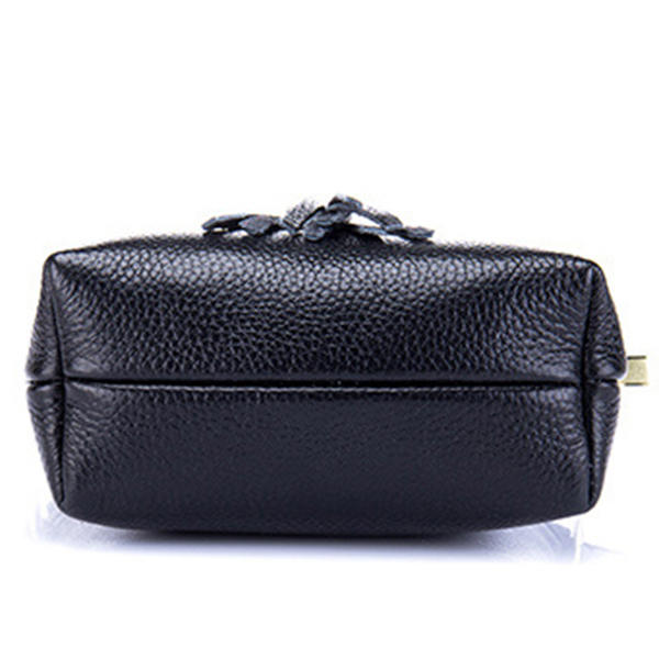 Genuine Leather Tassel Mini Shoulder Bags Vintage Hasp Crossbody Bags 5.5'' Phone Bags