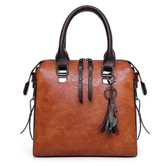 4 PCS Women Faux Leather Handbag Vintage Elegant Multi-function Crossbody Bag