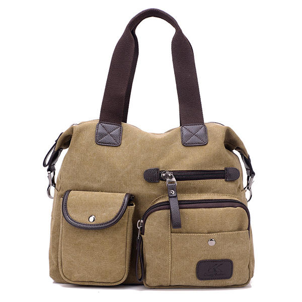 Women Canvas Large Capacity Sport Travel Casual Handbag Crossbody Shoulder Bag