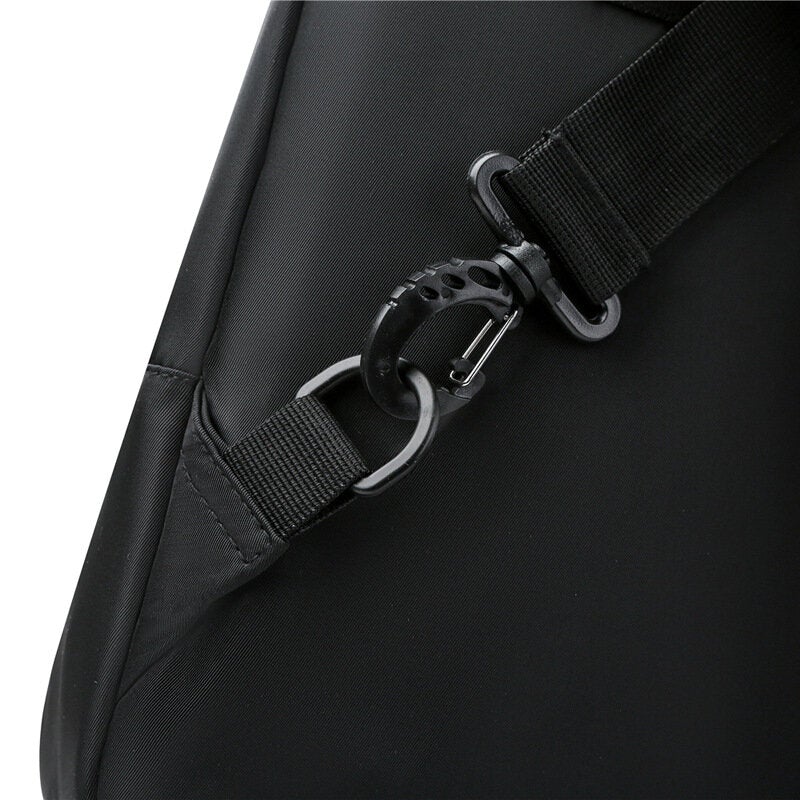 Men Nylon Large Capacity Waterproof Multi-Pocket Chest Bags Shoulder Bag Crossbody Bags