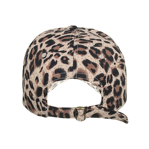 Women Men Leopard Baseball Cap Breathable Sun Hat