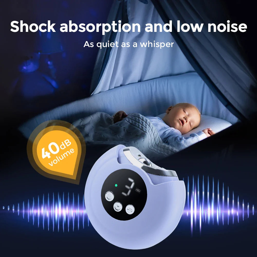 2-in-1 Electric Nail Clippers & Manicure Set, 360° Rotating Trimmer for Baby & Adult Fingers, Toes