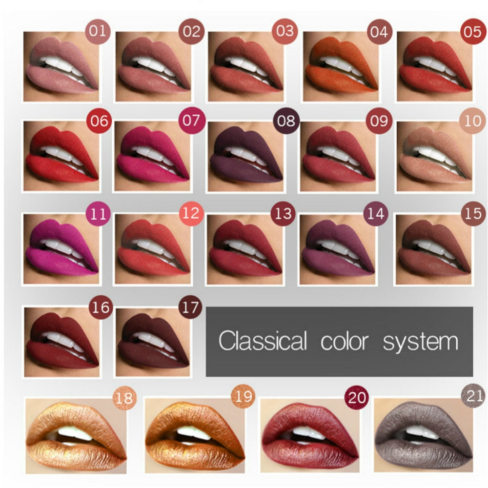 Lip Gloss Matte Liquid Lipstick Matte Makeup - Sheseelady