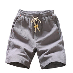 Casual Men's Waist Drawstring Loose Cotton Shorts