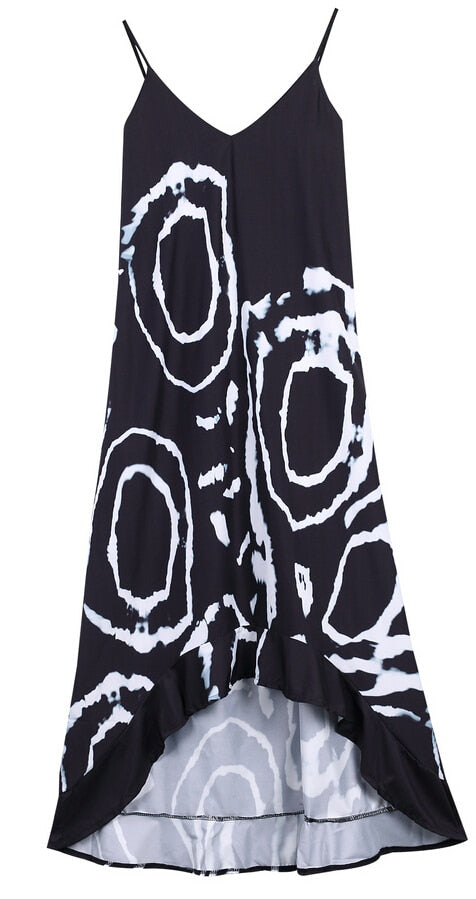 Halter Beach Long Dress Sundress Cover Up - Sheseelady