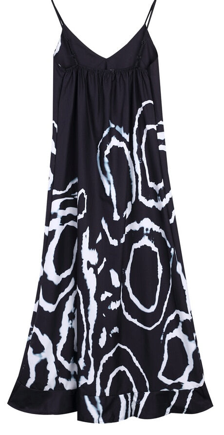 Halter Beach Long Dress Sundress Cover Up - Sheseelady
