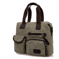 Men Women Vintage Canvas Bag Shoulder Messenger Handbag