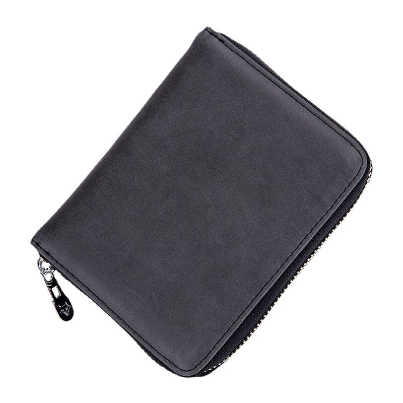 Women Genuine Leather RFID Anti-theft Organ Design Milti-card Slot Card Bag Card Holder Wallet