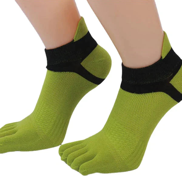 Women Five Toes Breathable Sports Yoga Sock Cotton Exercise Cycling Ankle Socks