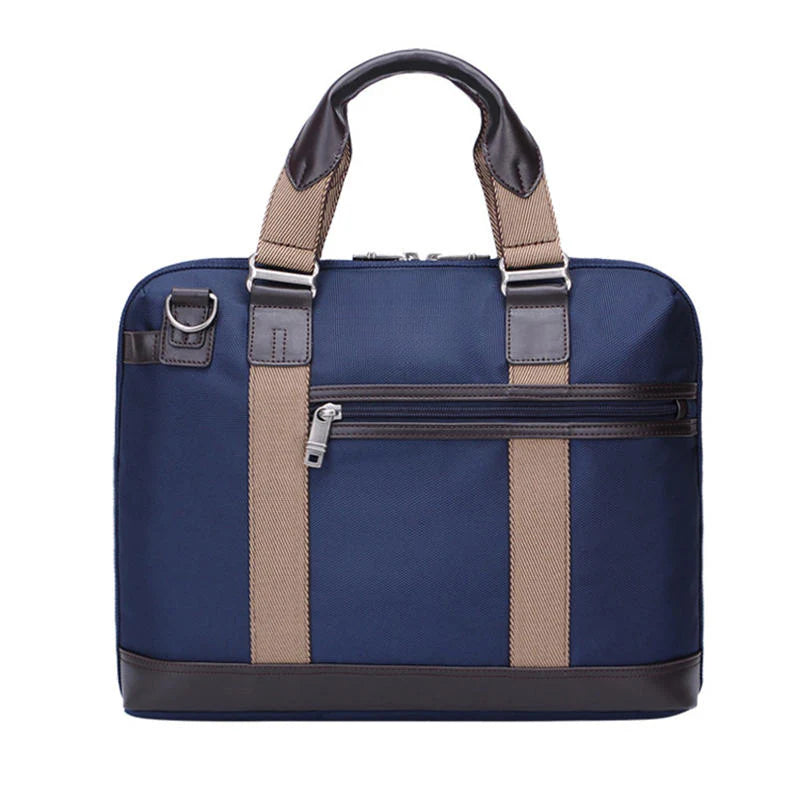 Men's Vintage Waterproof Laptop Briefcase & Crossbody Bag