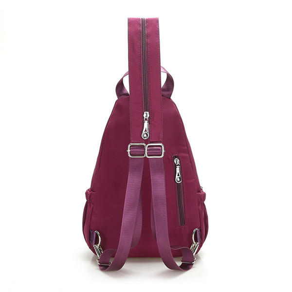 Women Nylon Light Chest Bags Outdoor Shoulder Sports Backpack