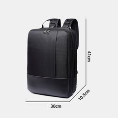 Men Multi-carry Waterproof Convertible 15.6 Inch Laptop Bag Crossbody Shoulder Handbag Backpack