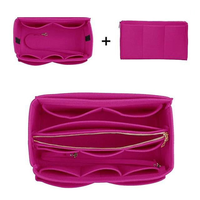 Make up Organizer Insert Bag For Handbag, Travel Inner Purse Portable Cosmetic Bag, Fit Cosmetic Bags Fit Speedy