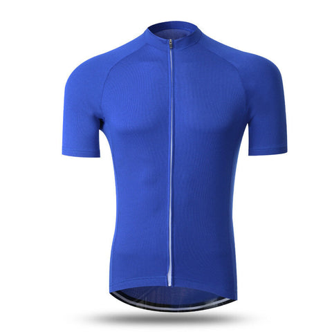 3D Anti-UV Summer Cycling Clothing Solid Color Top Reflective Strip Design Breathable And Comfortable Sports Short-Sleeved Tops For Men