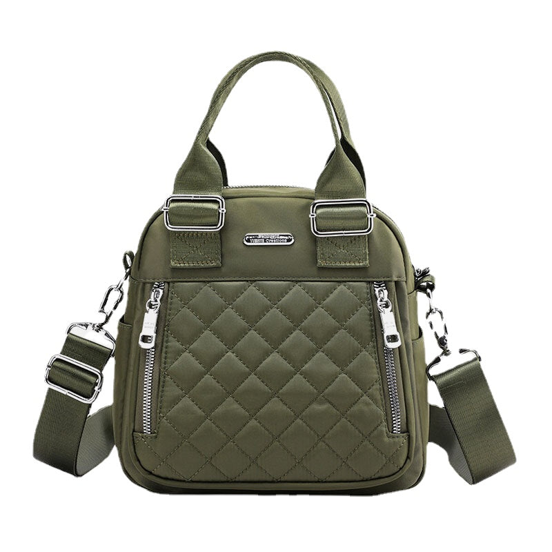 Women Large Capacity Multifunctional Waterproof Multi-Layer Shoulder Bag Backpack