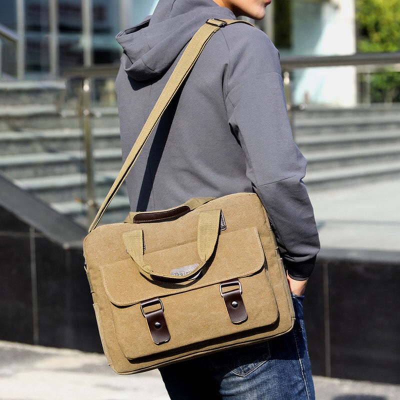 Men Large Capacity Handbag Shoulder Bag Crossbody