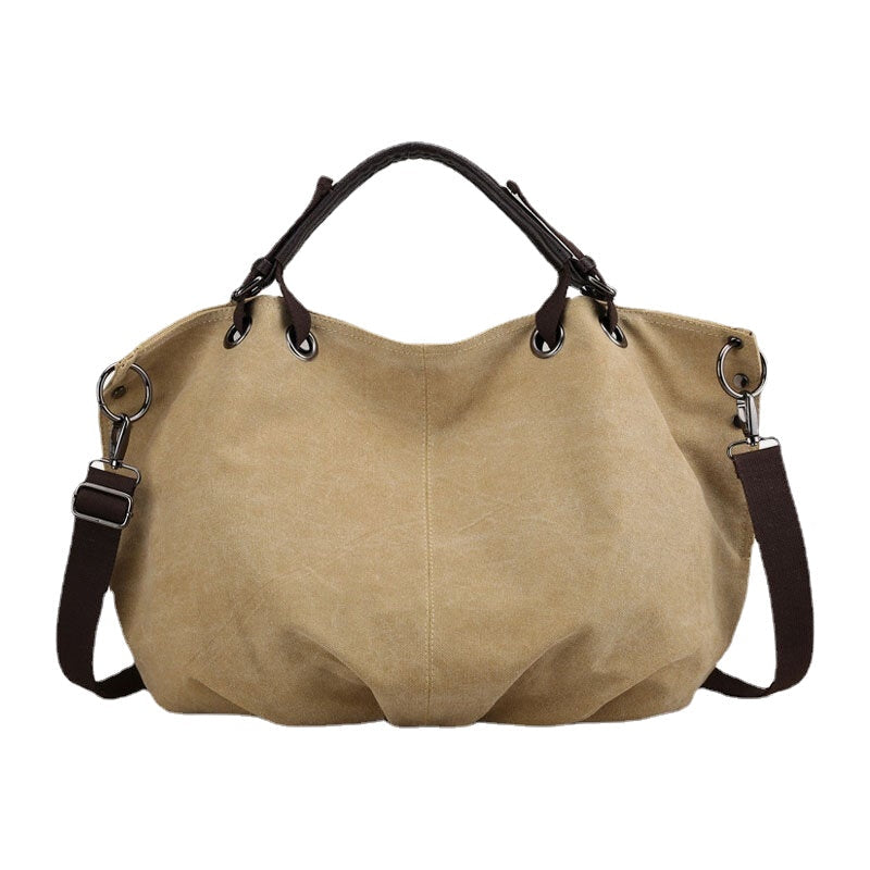 women canvas vintage handbag shoulder bag for outdoor