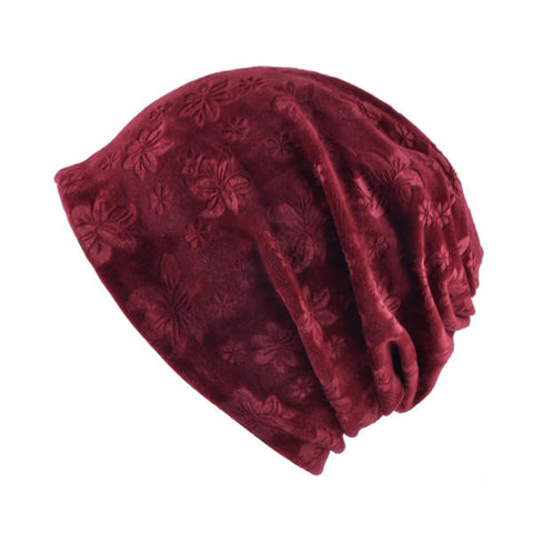 Women Winter Warm Multifunctional Beanie Hats Outdoor Casual Daul-Use Hats And Scarf