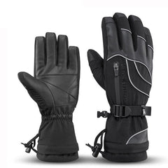 Over -30 degree Thermal Ski Gloves Waterproof Snowmobile Snowboard Glove Snow Unisex Snowboarding Fleece Skiing Gloves