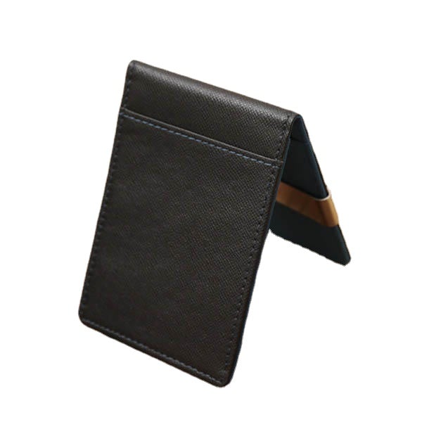 Creative Money Clip Men PU Purse Slight Colorful Wallet