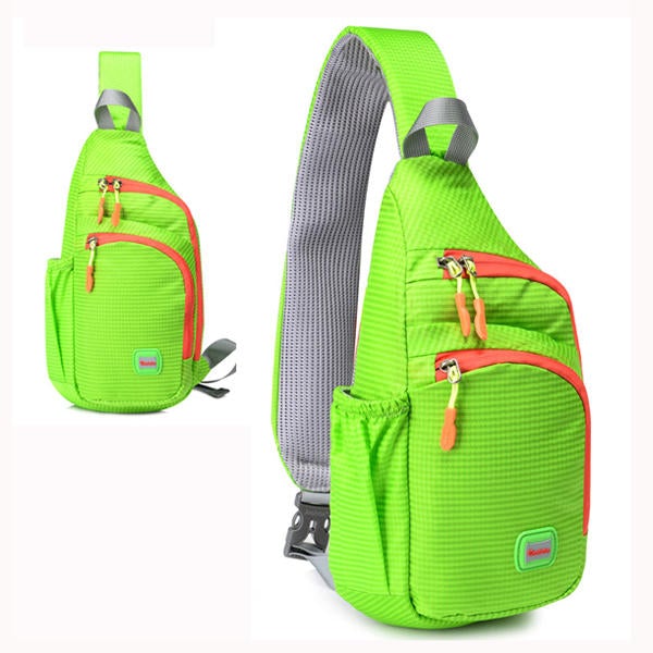 Unisex Men Women Waterproof Nylon Chest Outdoor Sport Crossbody Bag