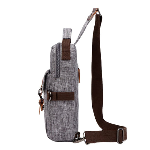 Men Large Capacity Waterproof Anti-theft Outdoor Casual Crossbody Bags Chest Bag Shoulder Bag