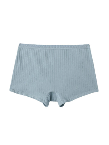 Women Threaded Cotton Breathable Antibacterial Low Waist Panty