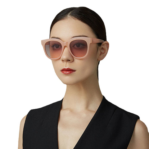 Women Vintage Classical Full Frame Round Shape Summer UV Protection Sunglasses