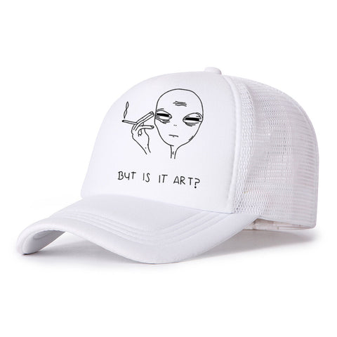 Unisex Head Smoking Pattern Baseball Cap Quick-drying Visor Fashion Hat
