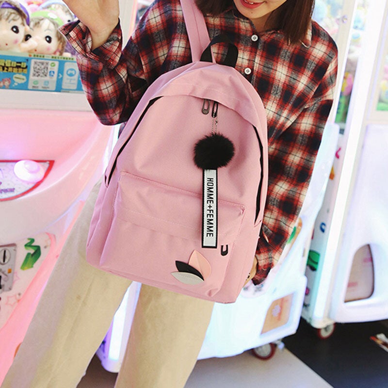 Women Nylon Backpack Casual High Quality Outdoor Backpack