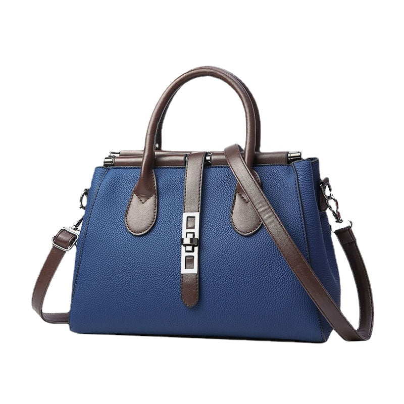 Women PU Leather Medium Capacity Solid Color Multi-carry Handbag Crossbody Shoulder Bag