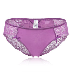 Seduced Soft Lace Sexy Butterfly Knot Low Waist Panties