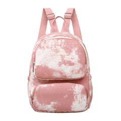 Women Oxford Anti theft Large Capacity Tie Dye Backpack Travel Bag