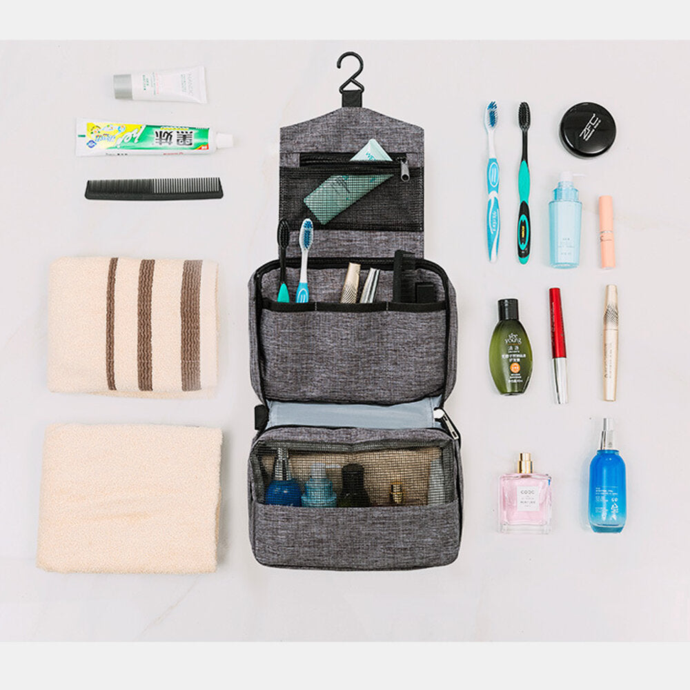 Unisex Multifunctional Waterproof Moisture-proof Hook Wash Bag Large Capacity Cosmetic Travel Storage Bag