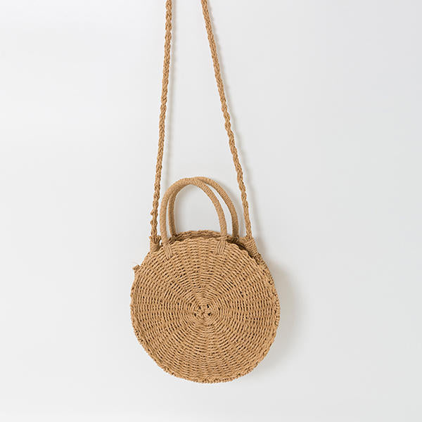 Round Straw Bags Summer Beach Bag Crossbody For Women