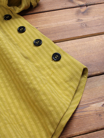 Vintage Lapel Button Long Sleeve Plus Size Shirts