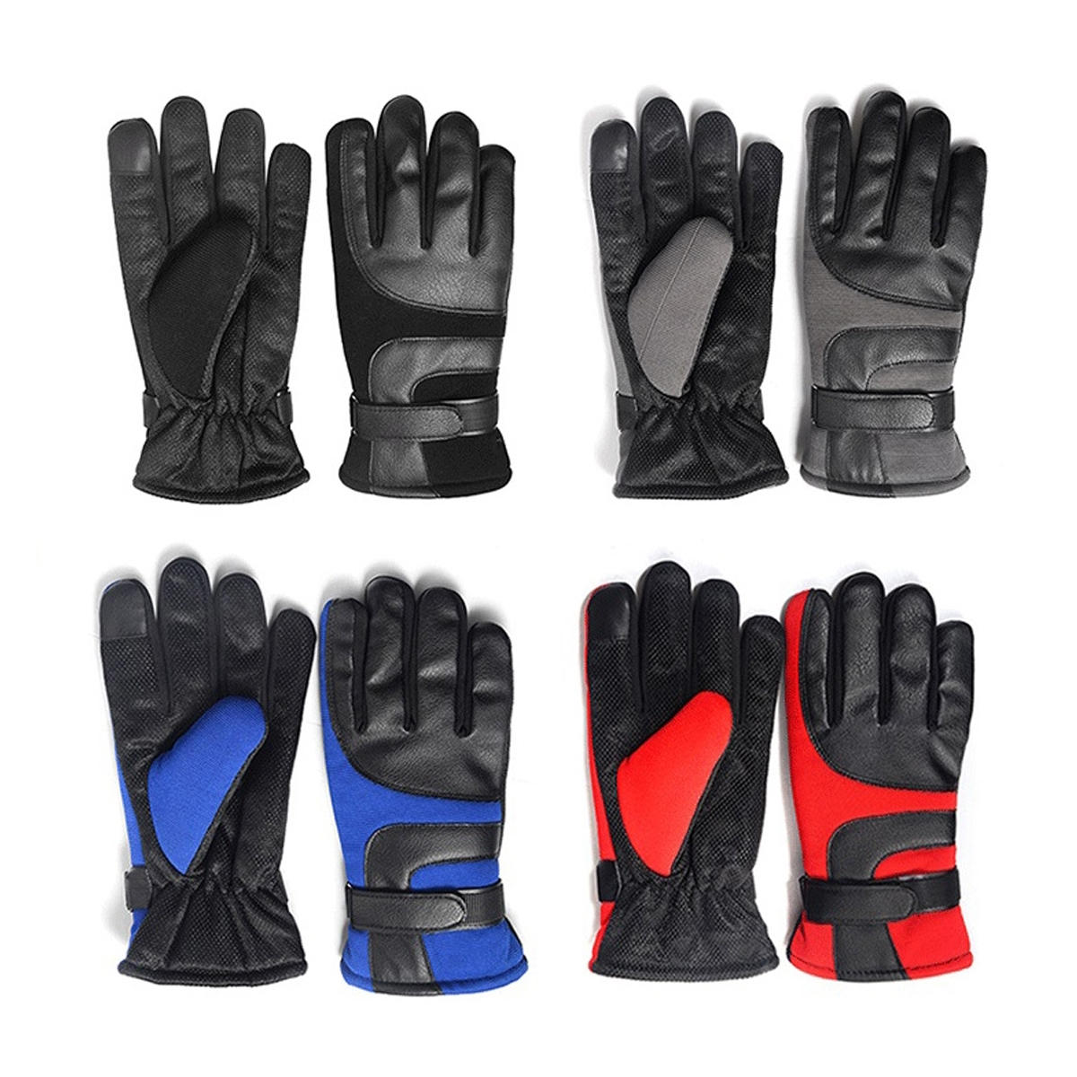 Winter Warm Unisex Touch-Screen Thermal Lined Full-finger Gloves For Smart Phones Tablets