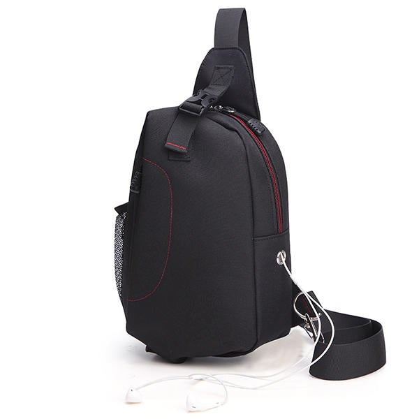 Men Canvas Casual Outdoor Sport Multi-functional Shoulder Crossbody Bag