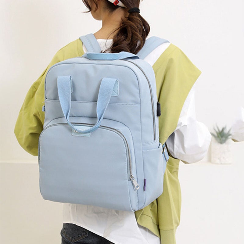 Women Fashion Backpack Large Capacity Bag With USB Charging Port