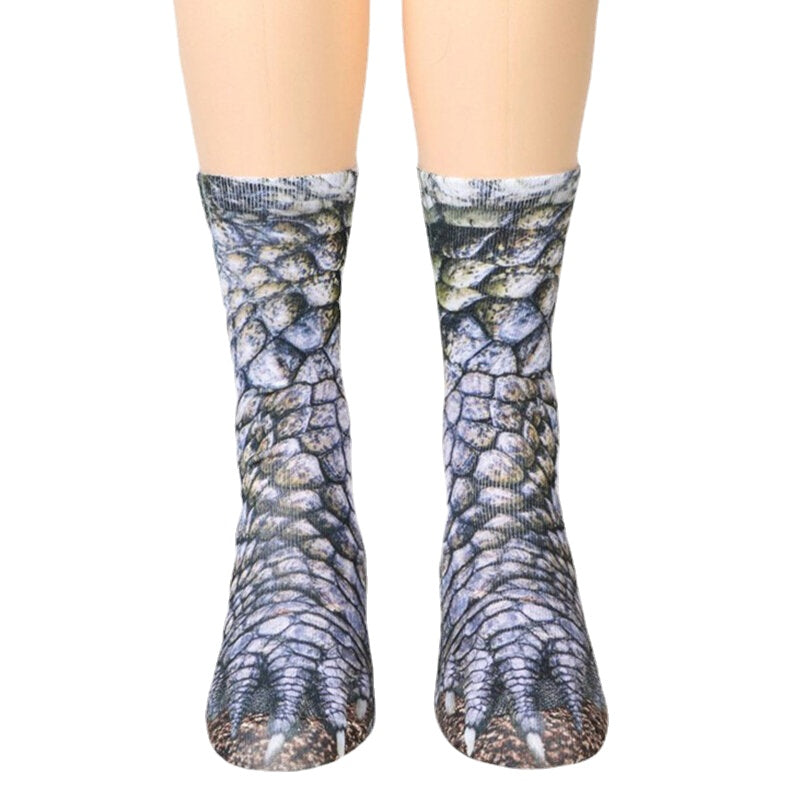 Unisex Adult Animal Printed Socks Animal Tube Socks 3d Print Animal Foot Hoof Socks