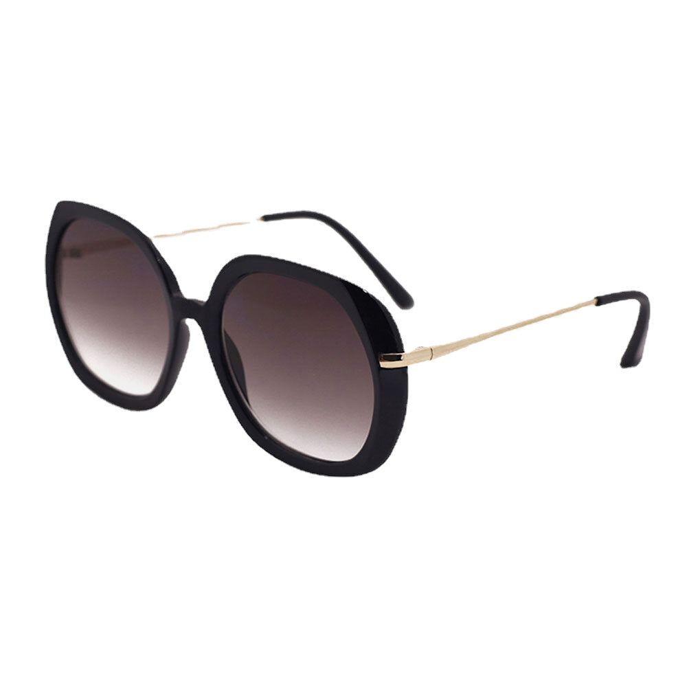 Women Casual Fashion Classical Full Metal Frame Round Shape UV Protection Sunglasses
