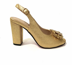 Crystal Buckle Strap High Quality Pumps For Women - Sheseelady
