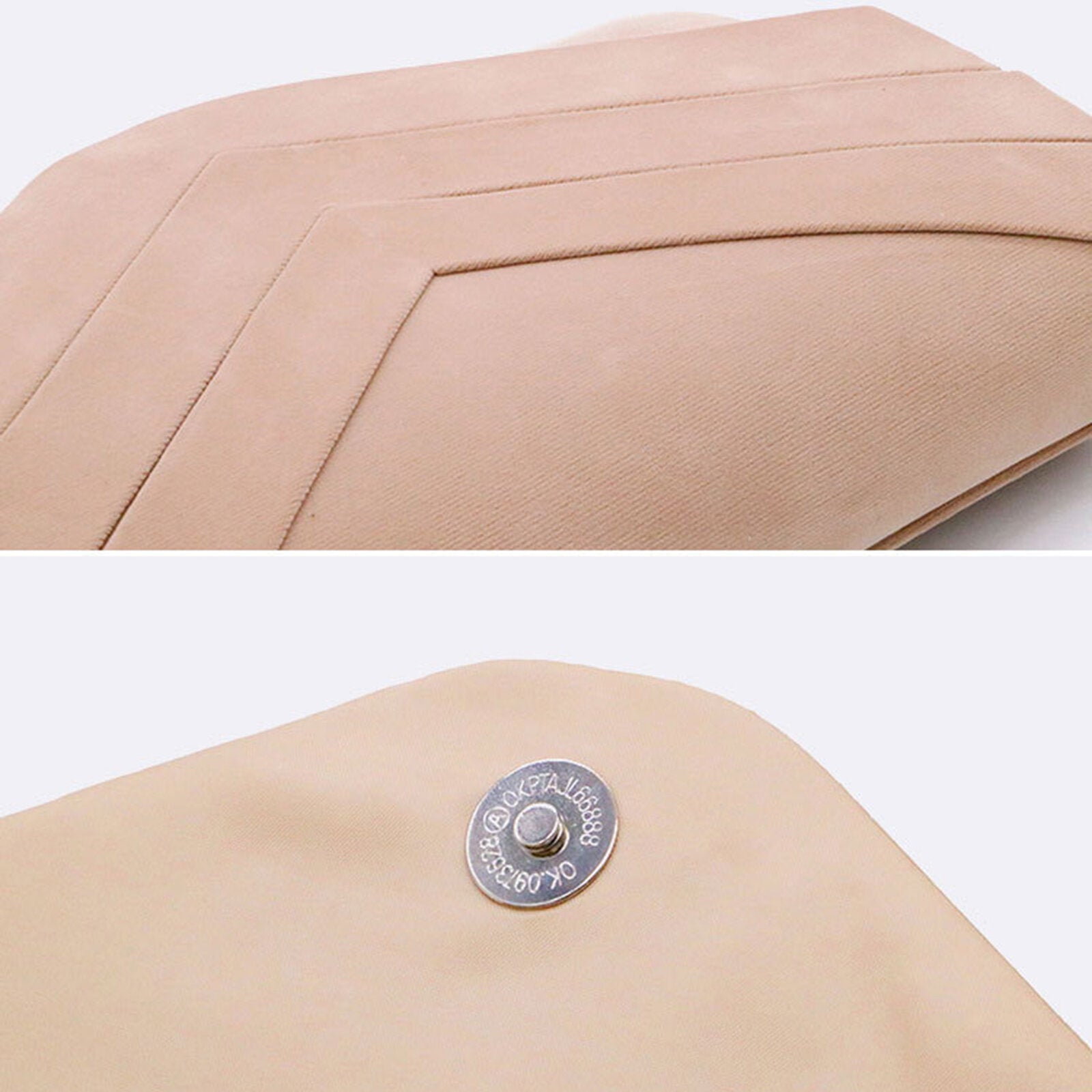 Women Dacron Fabric Elegant Fluffy Clutch Bag Magnetic Closure Casual Square