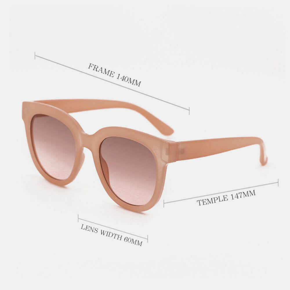 Women Vintage Classical Full Frame Round Shape Summer UV Protection Sunglasses