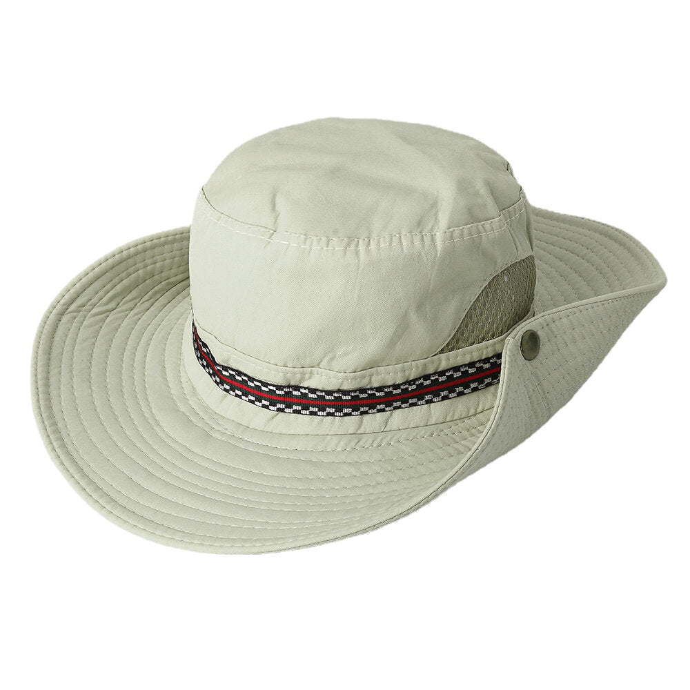 Men Woman Quick-drying Fisherman Bucket Hat Foldable Visor Hat With Embroidery